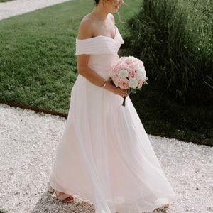 Jenny Yoo JY514 off the shoulder maxi dress